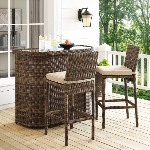 Outdoor bar best sale set with chairs