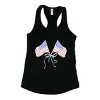 Simply Sage Market Flags Crossed Coquette Racerback Tank - 2 of 3