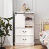 NicBex Armoire Wardrobe Closet Storage Cabinet with Door & Shelves & Drawers for Bedroom - 2 of 4