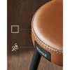 VASAGLE EKHO Collection - Dining Chairs Stools, Upholstered Kitchen Stools, Vanity Stools, Synthetic Leather with Stitching, Mid-Century Modern - 4 of 4