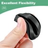 Unique Bargains Silicone Durable Waterproof Shock Absorption Mechanical Fasteners Black - 4 of 4