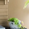 VisioGear 6.5" Tall Bunny Planter, Modern Design for Indoor and Outdoor Spaces, Gray, 10"*8"*6.5" - 2 of 4