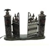 Department 56 Villages 4.5 Inch Spooky Wrought Iron Gate Halloween Accessory Village Accessories - 3 of 3