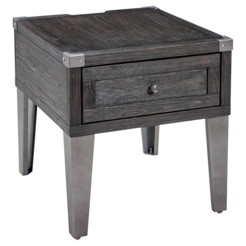 Homcom Vintage Farmhouse Side Table For Living Room Or Bedroom Storage End  Table With Antique Handle Drawer & Shelf, Wooden Side Table, Dark Coffee :  Target