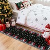 Christmas Area Rugs Soft Washable Xmas Tree Festive Decor Rug Non-Slip Low Pile Rugs for Living Room Bedroom - 3 of 4