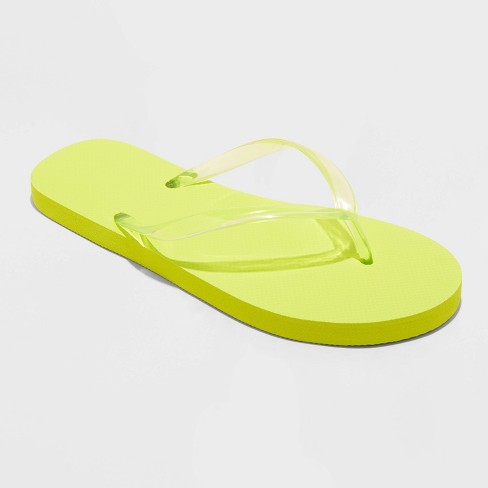 Lime hot sale green sandals