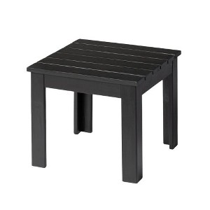 Karl Home Black Outdoor Wood Side Table - 1 of 1