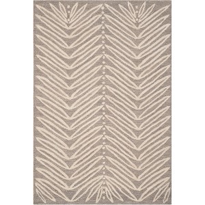 Martha Stewart Chevron Leaves - MSR3612 - Indoor Hand Tufted Rugs - 1 of 2