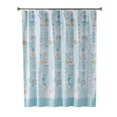 South Seas Shower Curtain Teal - Saturday Knight Ltd. : Target