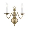 Livex Lighting Williamsburgh 2 - Light Wall Light in  Bronze - 2 of 2