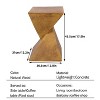 Artloge Lightweight Concrete Accent Table Chair Living Room Sofa Side End Table - 2 of 4