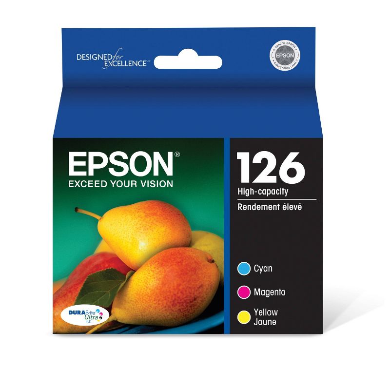 Epson 126 Single & 3pk Ink Cartridges - Black, Multicolor, 1 of 10
