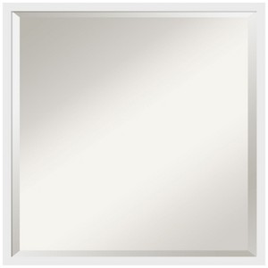 Amanti Art Incline Beveled Wood Framed Bathroom Vanity Wall Mirror - 1 of 4
