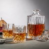 Viski Liquor Glass - 30 oz and 9 oz Premium Crystal Clear Glass, Scotch Glass Gift Set - Decanter and Tumbler Set - 2 of 4