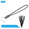 Unique Bargains Braided Wrist Polyester Keychain Wallets Badge Lanyards with Hook 2 Pcs - 3 of 4