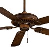 54" Minka Aire Rustic Indoor Outdoor Ceiling Fan Mossoro Walnut Wet Rated for Patio Exterior House Home Porch Gazebo Garage Barn - 3 of 4