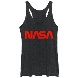 Women's NASA Classic Logo Racerback Tank Top - 1 of 3