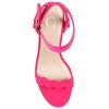 Journee Collection Womens Loucia Buckle Ankle Strap Wedge Sandals - 4 of 4