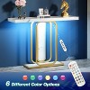 Tribesigns Modern Console Table with LED Lights, 41.33" Entryway Table - 4 of 4