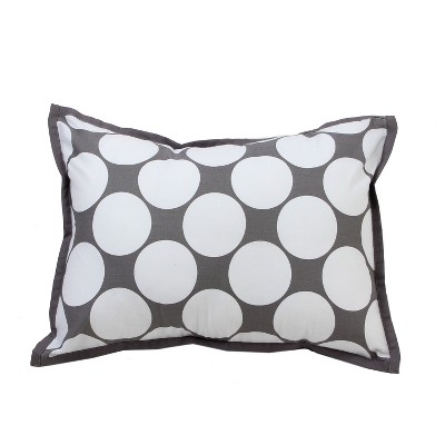 Bacati - MixNMatch Grey Throw Pillow