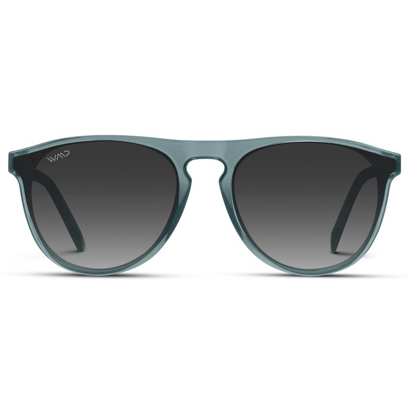 WMP Eyewear Round One Bridge Modern Aviator Sunglasses, 1 of 5