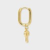 Bijoux Sport by Luv Aj MLB Gold Logo Huggie Earrings - 3 of 3