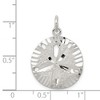 Black Bow Jewelry Sterling Silver 20mm Sand Dollar Pendant - 4 of 4