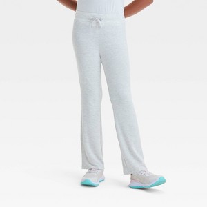 Girls' Cozy Lightweight Flare Pants - All In Motion™ - 1 of 3
