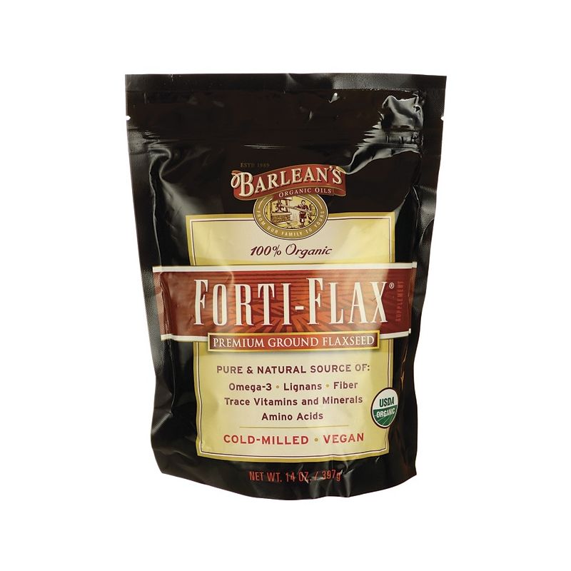 Barlean's Organic Forti-Flax Premium Ground Flaxseed 14oz Package, 1 of 2