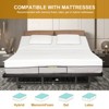VYNXARIA Queen Adjustable Bed Frame in Black: Head & Foot Tilt, Wireless Zero - Gravity Motor, 4 USB Ports, Under - Bed Night Lights - 4 of 4