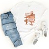 Simply Sage Market Wild West Distressed Short Sleeve Tee - XS - White - 3 of 4