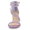 Allegra K Women's Ankle Strap Rhinestone Stiletto Heel Heeled Sandals - 2 of 4