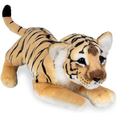 Demdaco Nat & Jules Jungle Love Pink Lion Tiger SMALL Plush Stuffed Animal 