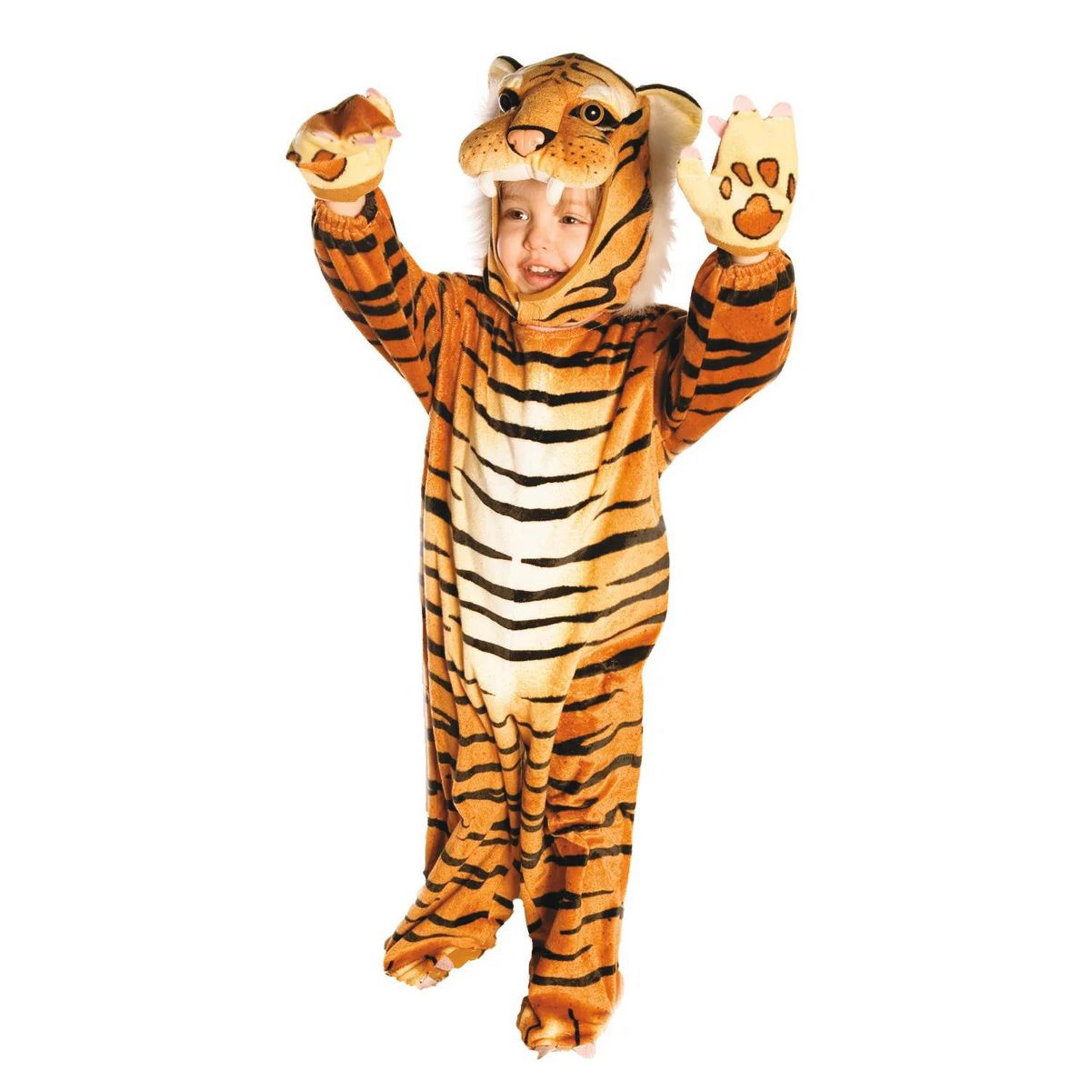Underwraps Toddler Plush Tiger Costume - thumbnail 4