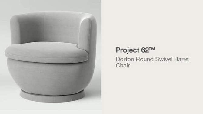 Dorton Round Swivel Barrel Chair - Project 62™, 2 of 12, play video