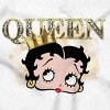 Retro Betty Boop Cartoon Queen Crown Womens Graphic T Shirt Tees Brisco Brands - 2 of 4