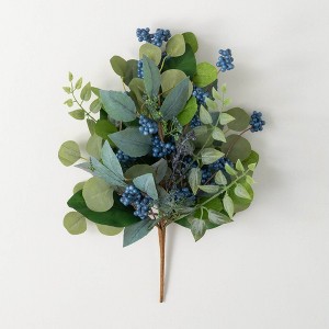 Sullivans 20" Artificial Mixed Leaf Blueberry Bush - 1 of 2