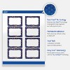 Avery Labels, 2" x 3", Silver-Navy, Glossy, 80 total - 3 of 4