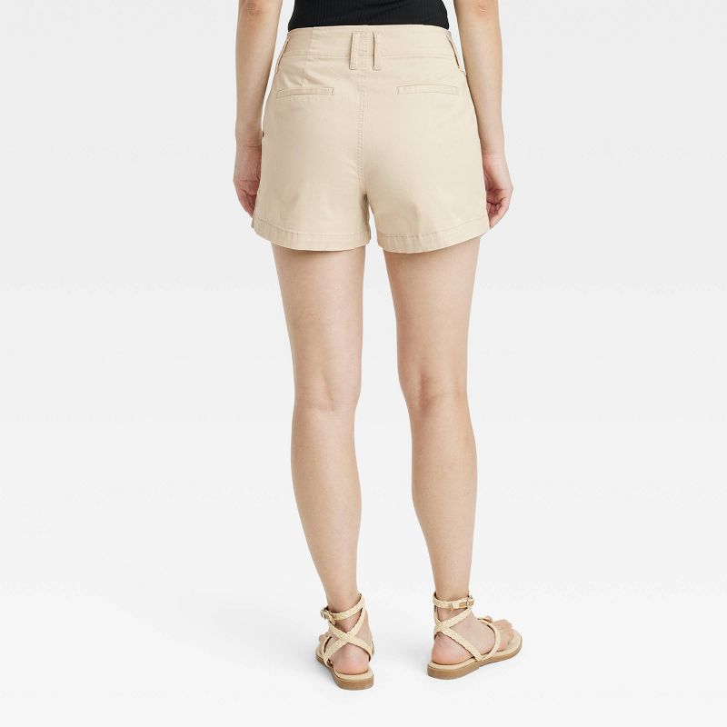 Women's High-Rise Everyday Chino Shorts - A New Day™, 3 of 9
