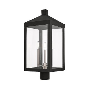 Livex Lighting Nyack 3 - Light Post Light in  Black - 1 of 1