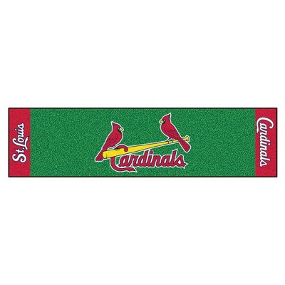 MLB St. Louis Cardinals 1.5'x6' Putting Mat - Green
