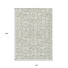 Green And Beige Geometric Washable Indoor Outdoor Area Rug - 3 of 4