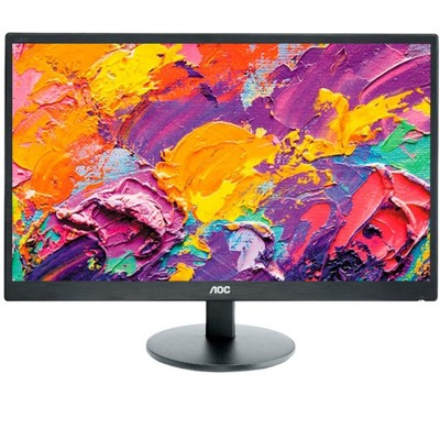 AOC E2270SWDN-B 22" 1920 x 1080 60Hz FHD Monitor - Certified Refurbished