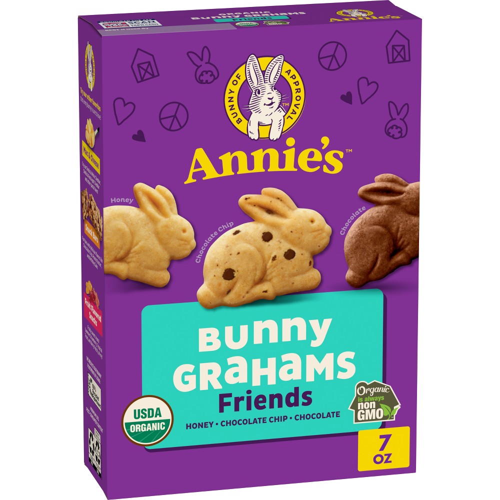 UPC 013562302611 product image for Annie's Organic Friends Bunny Grahams Chocolate Chip & Honey Baked Snacks - 7oz | upcitemdb.com