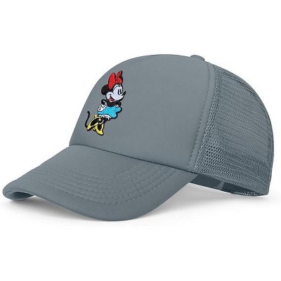 Disney Adult Trucker Hat - Minnie Mouse Mesh Snapback Baseball Cap