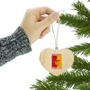 Pittsburgh State University Primary Logo Heart Love Wood Christmas Tree Holiday Ornament - 3 of 3