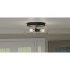 Lucy 3-Light Matte Black Flush Mount Light - 3 of 4