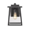 Chloe Lighting Gabriel Transitional 1 Light Textured Black Outdoor Wall Sconce 12" Tall - 3 of 4