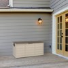 DSVIMOY 75gal Lockable Outdoor Garden Plastic Storage Deck Box for Tools Cushions Toys - 4 of 4
