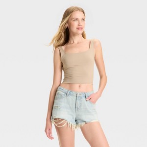 Women's ButterBliss Square Neck Tank Top - Wild Fable™ - 1 of 3